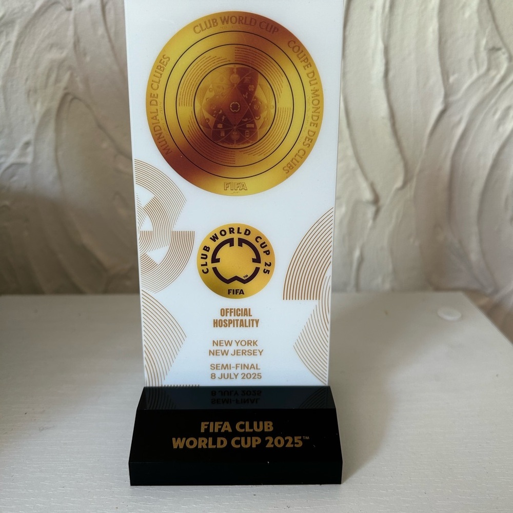 FIFA Club World Cup 2025 Commemorative Ticket Plaque